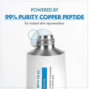 Alisanda™Copper Peptide 12 Cream, 99% Purity of Copper Tripeptide-1, GHK-Cu, 12 Multi-Peptide Powerful Anti Aging Formula for Fine Lines, Firming, Skin Elasticity, Korean Skincare, 50ml / 1.69 fl.oz.