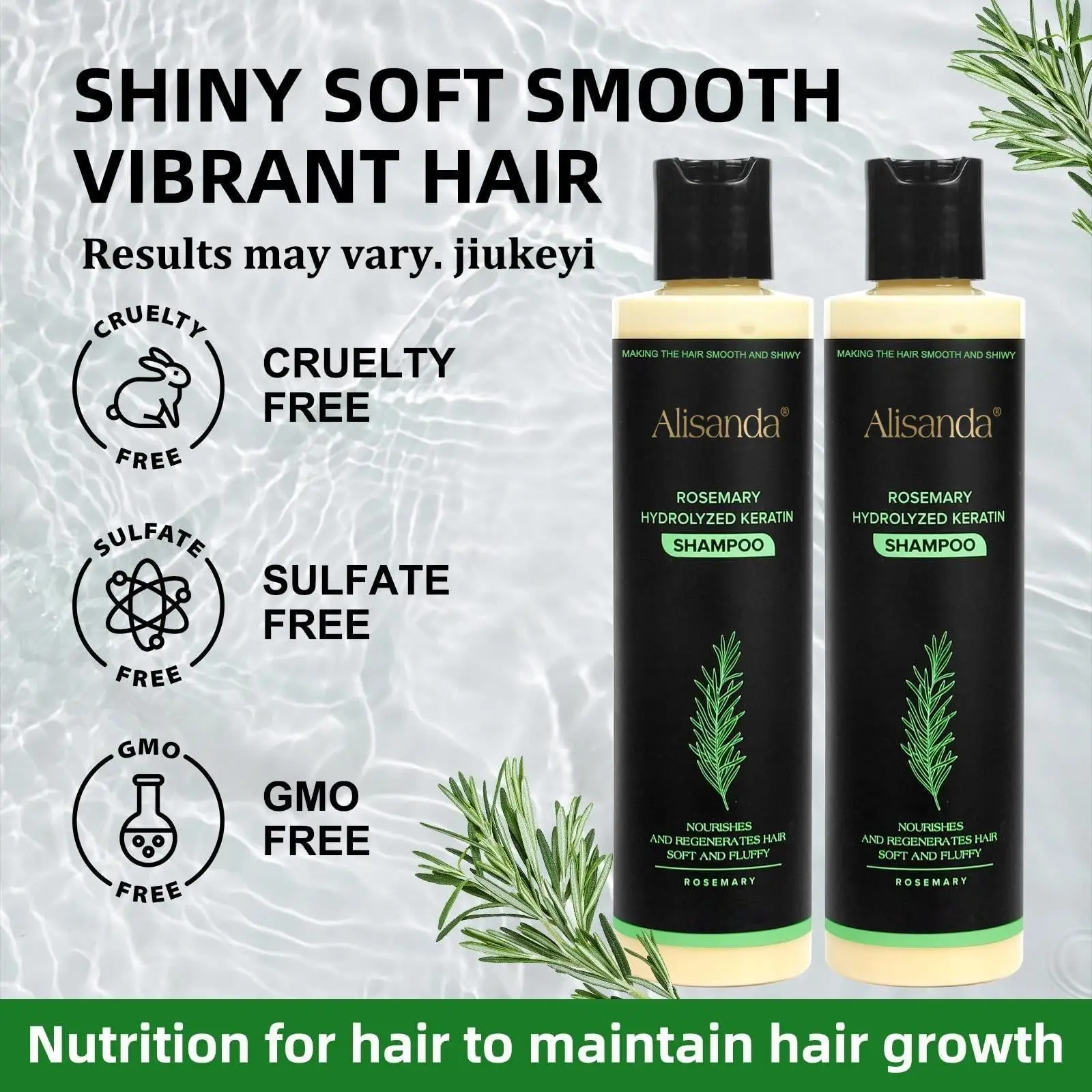 🔥LAST DAY 70% OFF - 🎅Alisanda® Organic Rosemary Hair Growth Shampoo