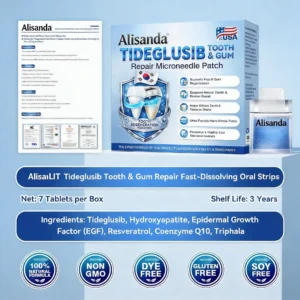 Alisanda® 🦷 Tideglusib Fast‑Dissolving Tooth & Gum Repair Oral Strips ✨