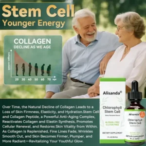 Alisanda® Chlorophyll & Stem Cell Body Rejuvenating Serum (Lifts and firms sagging skin, reduces the appearance of wrinkles)