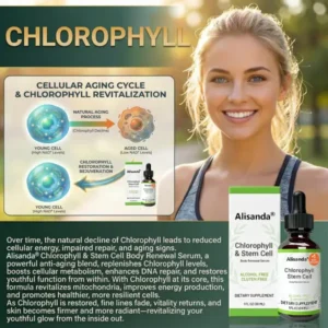 Alisanda® Chlorophyll & Stem Cell Body Rejuvenating Serum (Lifts and firms sagging skin, reduces the appearance of wrinkles)