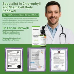Alisanda® Chlorophyll & Stem Cell Body Rejuvenating Serum (Lifts and firms sagging skin, reduces the appearance of wrinkles)
