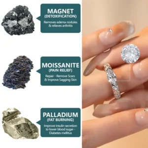 💥Last Day Promotion 80% OFF - 🔥Alisanda Magnetology Moissanite Diamond Ring💖