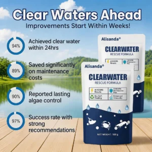 🔥Last Day 50% OFF Alisanda® ClearWater Rescue Formula🐟 From Swampy Green to Crystal Clear – Without the Chemicals