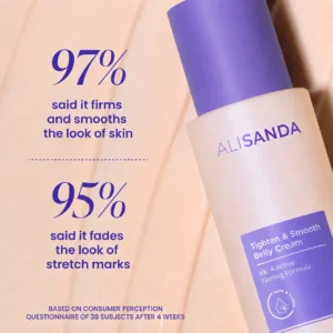 💜 ALISANDA Tighten & Smooth Belly Cream – Firming, Stretch Mark & Loose Skin Care ✨