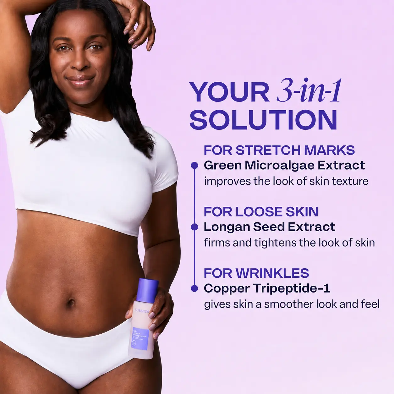 💜 ALISANDA Tighten & Smooth Belly Cream – Firming, Stretch Mark & Loose Skin Care ✨