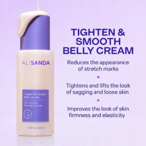 💜 ALISANDA Tighten & Smooth Belly Cream – Firming, Stretch Mark & Loose Skin Care ✨