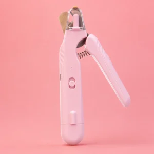 Alisanda 2-in-1 Dog Nail Clipper & Paw Hair Trimmer Kit with LED Light – Rechargeable Low-Noise Pet Grooming Tool for Dogs & Cats