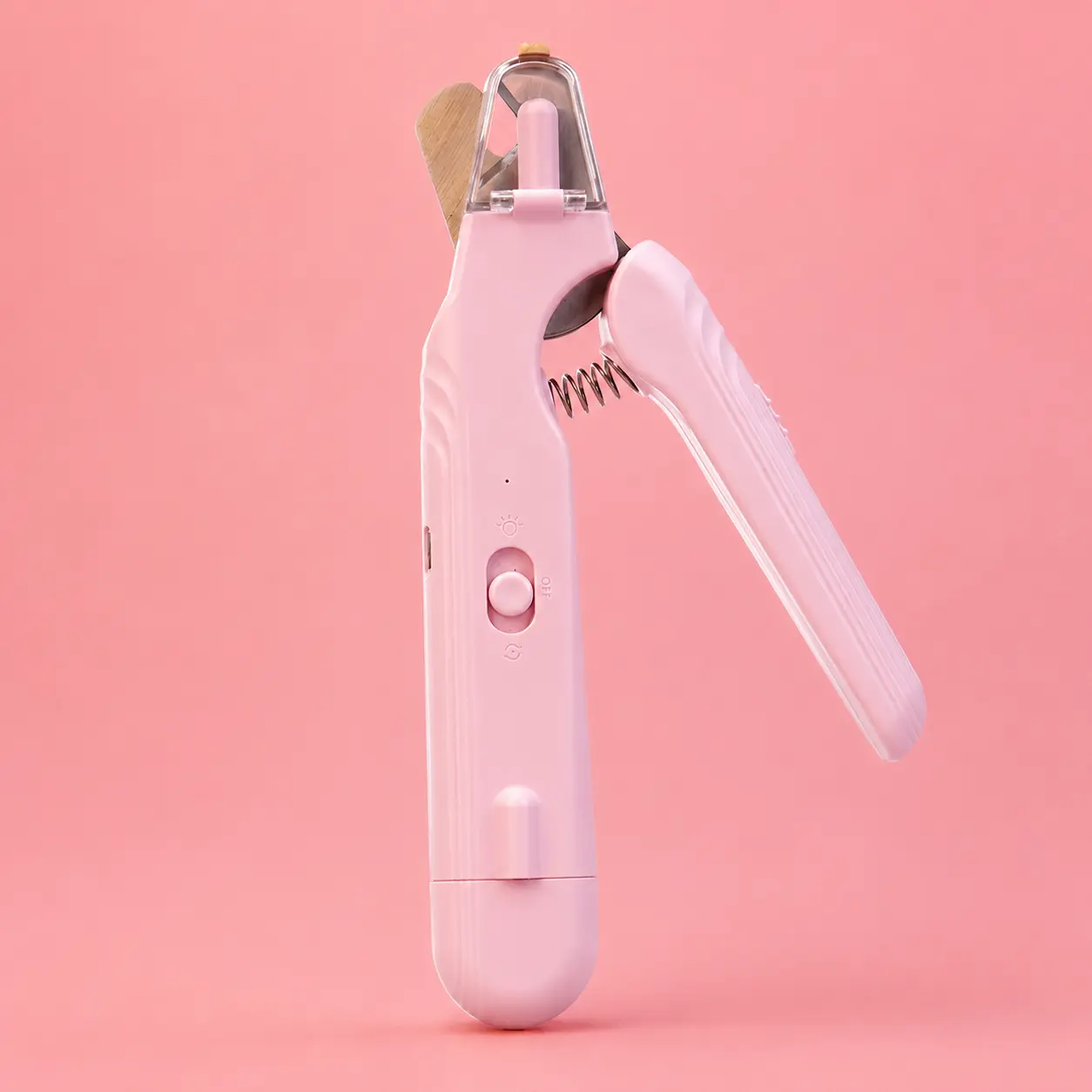 Alisanda 2-in-1 Dog Nail Clipper & Paw Hair Trimmer Kit with LED Light – Rechargeable Low-Noise Pet Grooming Tool for Dogs & Cats