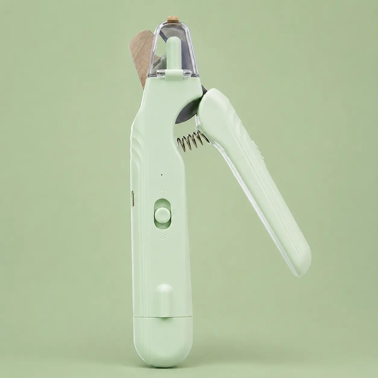 Alisanda 2-in-1 Dog Nail Clipper & Paw Hair Trimmer Kit with LED Light – Rechargeable Low-Noise Pet Grooming Tool for Dogs & Cats