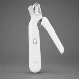 Alisanda 2-in-1 Dog Nail Clipper & Paw Hair Trimmer Kit with LED Light – Rechargeable Low-Noise Pet Grooming Tool for Dogs & Cats