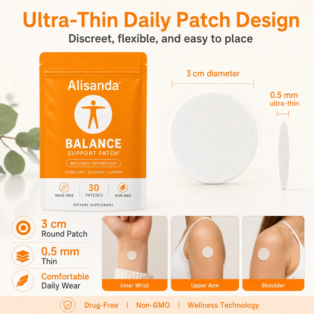 Alisanda® Balance Support Patch