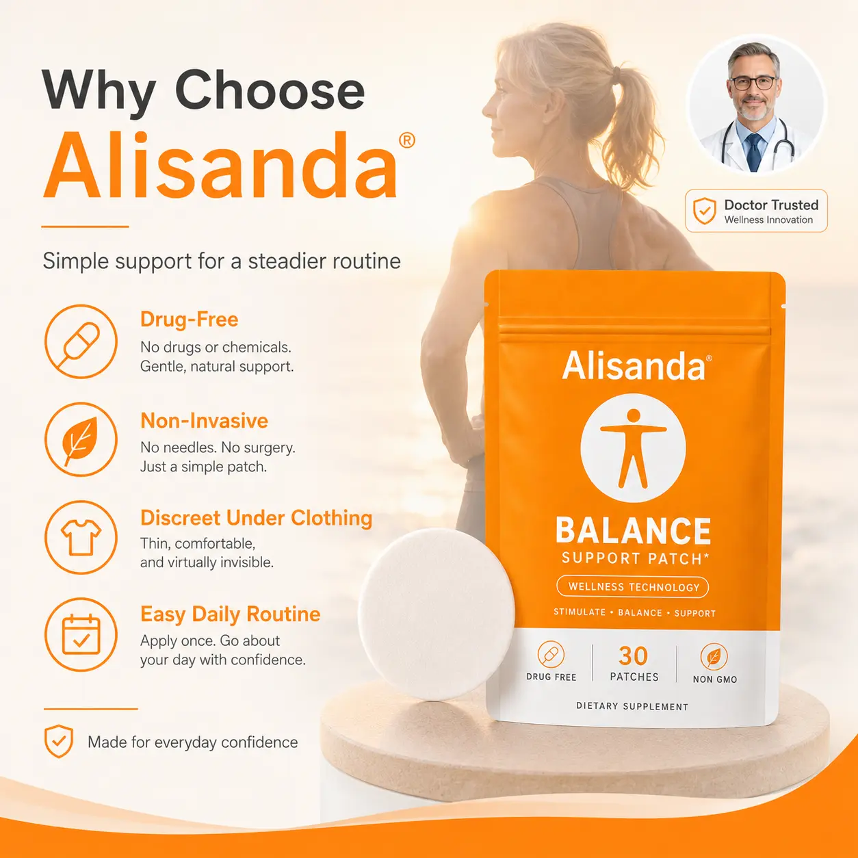 Alisanda® Balance Support Patch