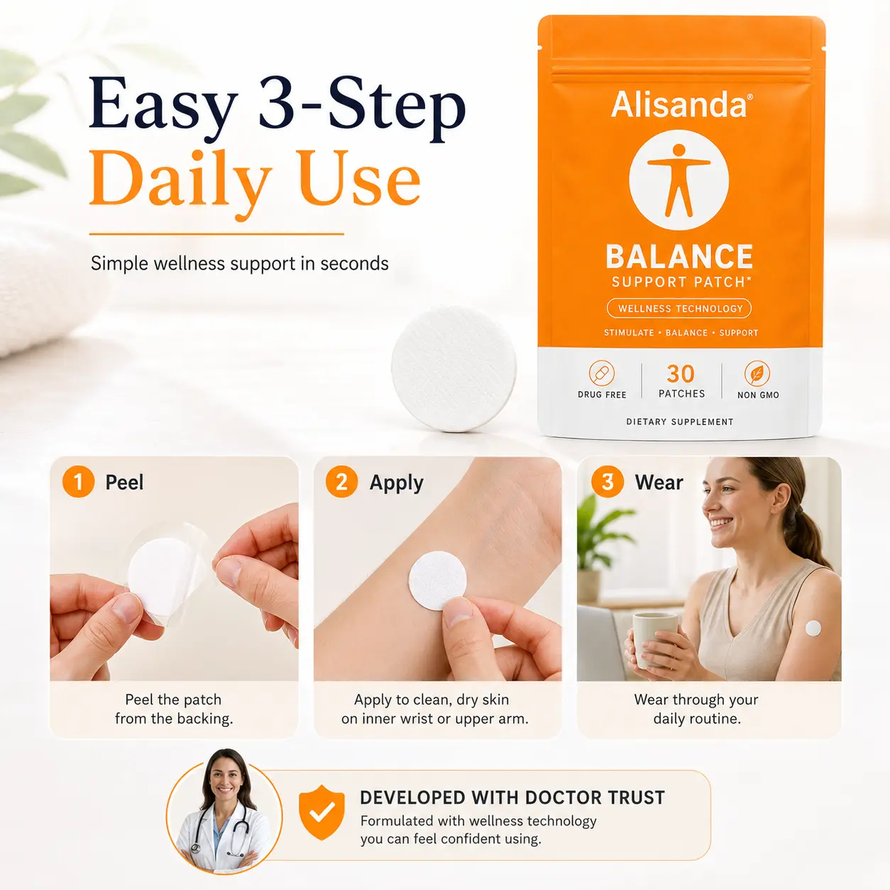 Alisanda® Balance Support Patch