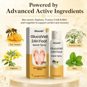 Alisanda® GlucaVeil 24H Foot Barrier Spray