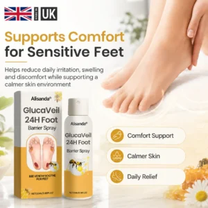 Alisanda® GlucaVeil 24H Foot Barrier Spray