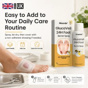 Alisanda® GlucaVeil 24H Foot Barrier Spray