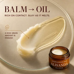 ALISANDA Golden Glow Eye Balm — Ghee + Gotu Kola