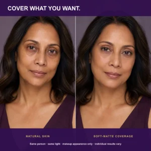 ALISANDA Soft Matte Cream Concealer — Full Coverage 3-in-1 Compact