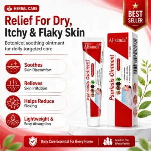Alisanda® Botanical Skin Relief Ointment for Dry, Itchy & Flaky Skin