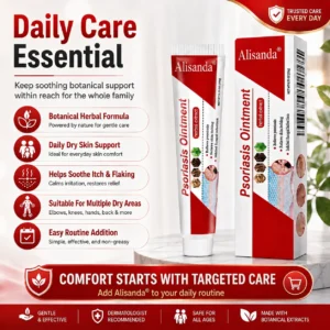Alisanda® Botanical Skin Relief Ointment for Dry, Itchy & Flaky Skin