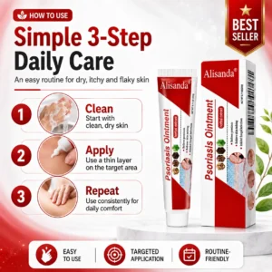 Alisanda® Botanical Skin Relief Ointment for Dry, Itchy & Flaky Skin