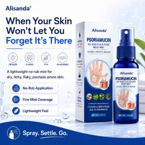 Alisanda® PsoriaMucin No-Rub Itch & Flake Relief Mist