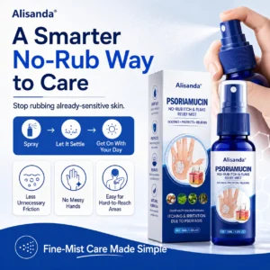 Alisanda® PsoriaMucin No-Rub Itch & Flake Relief Mist
