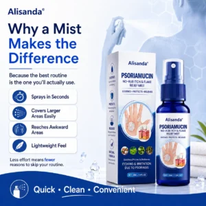 Alisanda® PsoriaMucin No-Rub Itch & Flake Relief Mist