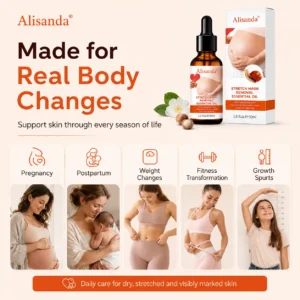 Alisanda® SilkStretch Natural Stretch Mark & Scar Oil