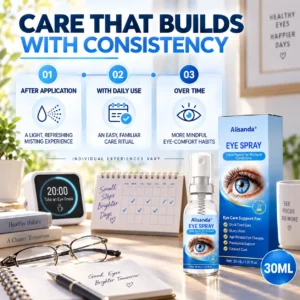 Alisanda® Eye Spray✅For dry eyes, blurry vision, eye strain, presbyopia, and cataracts